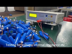 Passos de ensaio após montagem da bateria