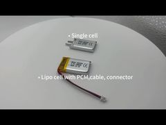 Célula de bateria de polímero de lítio LP502030 RESKY de 3,7v 250mAh