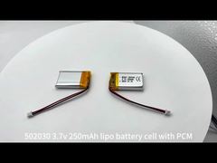 Célula de bateria de polímero de lítio RESKY LP502030 3.7v 250mAh célula de lítio