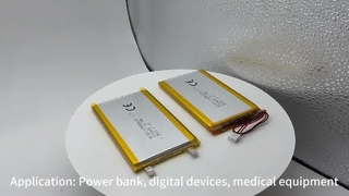 6060100 célula de bateria de íon de lítio 3.7v 5000mAh