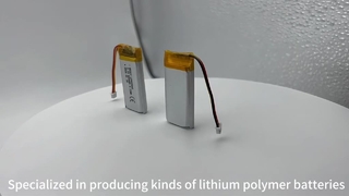 Bateria lipo recarregável 802040 baterias de energia 3.7v 600mAh