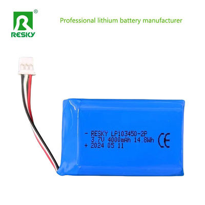 comprar Bateria recarregável de polímero de lítio 103450 2p 4000mAh 3.7V Para PDA online manufacture