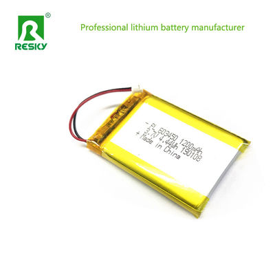comprar Célula de bateria solar de polímero de lítio 603450 3.7v 1200mAh Para GPS portátil online manufacture