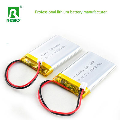 comprar Célula de bateria recarregável de polímero de lítio 523450 1000mAh para instrumento de comunicação online manufacture