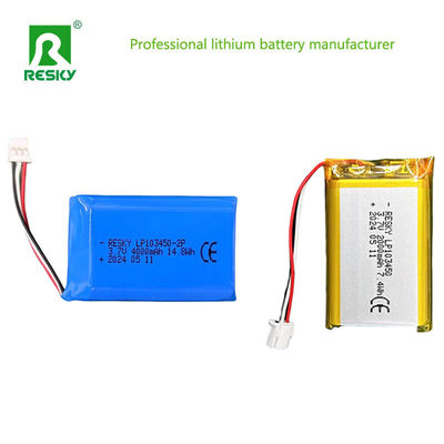 comprar 2s Bateria de polímero de lítio 103450 7.4v 2000mAh 14.8wh Baterias de íons de lítio online manufacture