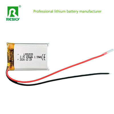 comprar Bateria recarregável de lítio polímero Célula de bateria 552535 3.7V 430mAh Baterias Lipo online manufacture