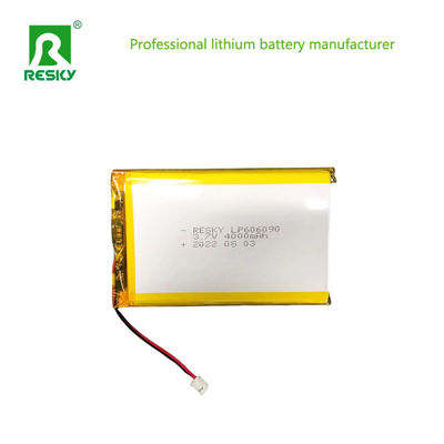 comprar 606090 Bateria de polímero de lítio 3.7V 4000mAh Potência Bateria de iões de lítio Li-polímero online manufacture