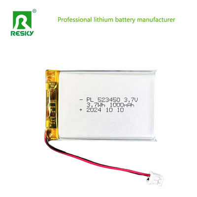 comprar Células de bateria Lipo cilíndricas 523450 603450 3.7V 7.4v 1000mAh online manufacture