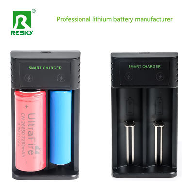 comprar Carregador de bateria recarregável cilíndrico 2 slots para 18650 18500 20650 online manufacture
