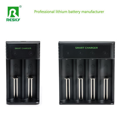 comprar Carregador de bateria USB recarregável 5V 2A 4 slots para bateria de 3,7V 1,2V online manufacture