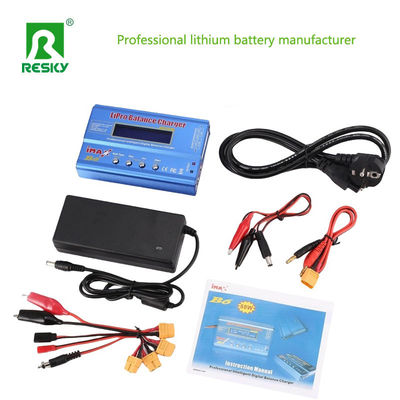 comprar LCD Digital Rápido Carregador de Bateria IMAXB6 80W 6A Para Bateria de Lítio RC online manufacture