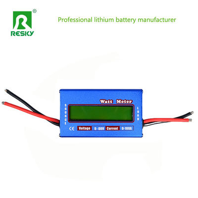 comprar 60V Contador de Potência CC Acessórios RC 100A Wattmeter Digital Para Bateria de Lítio RC online manufacture