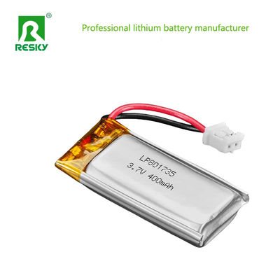 comprar Célula solar de lítio 801735 3.7v 400mAh Bateria recarregável de íons de lítio polímero online manufacture