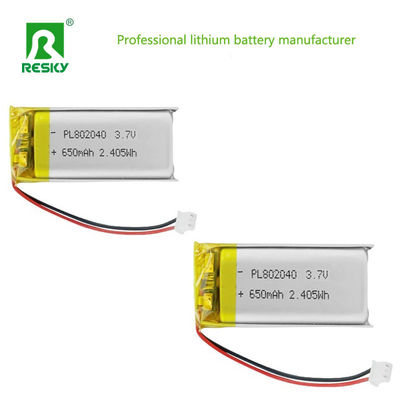 comprar Power Lithium Cell 802045 3.7V 750mAh Rechargeable Lithium Ion Polymer Battery For Smart Device Fabricação em linha