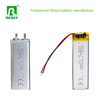 comprar Célula de bateria de polímero de lítio 502065 502067 3.7V 700mAh Célula de lítio recarregável Fabricação em linha