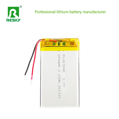 comprar Bateria de iões de lítio polímero 403048 3.7V 600mAh 2.22wh Lipo Bateria Célula Para Pet GPS Tracker Fabricação em linha