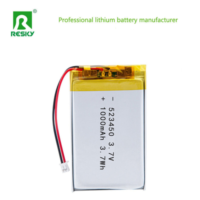 comprar Potência Bateria de lítio Célula 523450 3.7v 1000mAh 3.7Wh Bateria recarregável Li Polymer Fabricação em linha