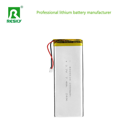 comprar Rechargeable Lithium Polymer Battery Cell 4030130 3.7V 2000mAh 7.4wh Lipo Battery Cell Fabricação em linha