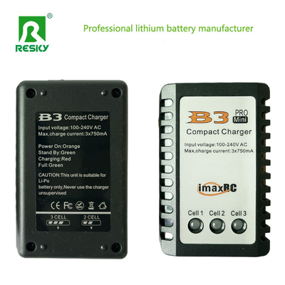 comprar RC IMAXB3 Carregador de balanço de 8 W para baterias recarregáveis de polímero de lítio de 7,4 V 11,1 V 2s 3s 750 mA Fabricação em linha