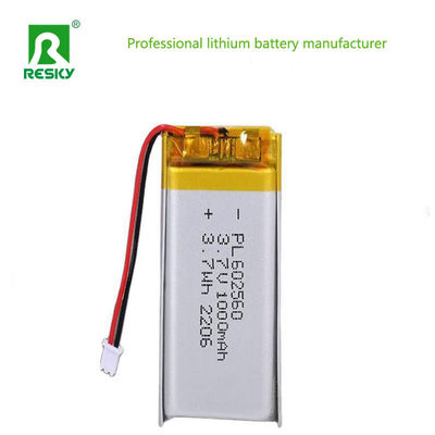 comprar Célula de bateria de lítio LP602560 3.7v 4.2v 1000mAh Baterias de lipopolímero recarregáveis para rastreador GPS Fabricação em linha