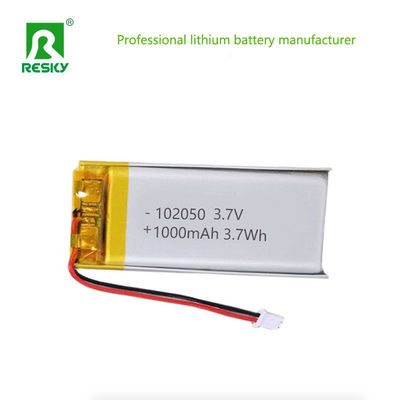 comprar Bateria de polímero de lítio 102050 3.7v 1000mAh 3.7Wh Bateria Lipo Recarregável Para Dispositivo Portátil Fabricação em linha
