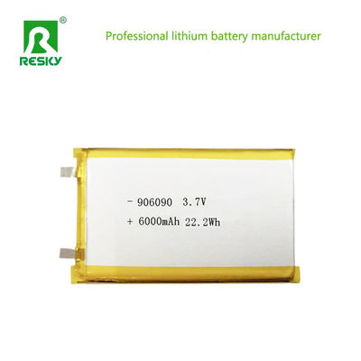 comprar Bateria Power Lipo 906090 3.7v 6000mAh 22.2wh Bateria de Polímero de Íon de Lítio Recarregável Para Fechadura Inteligente Fabricação em linha