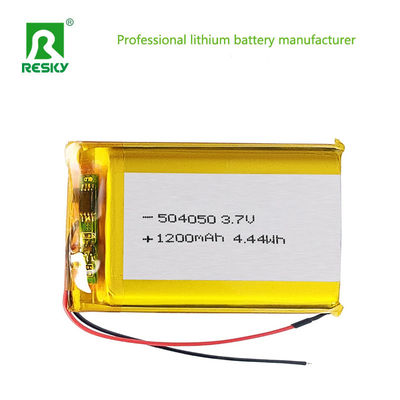 comprar Baterias recarregáveis de íons de lítio 504050 3.7v 1200mAh 4.44wh Bateria de lítio para pulseiras inteligentes Fabricação em linha