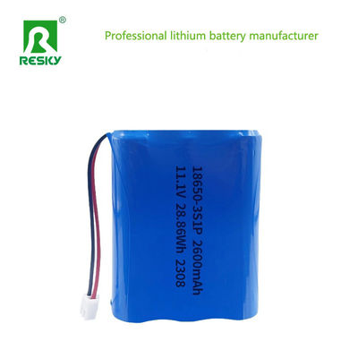 comprar 18650 Batteries 11.1V 3s 2600mAh 28.86wh Rechargeable Li-ion Lithium Ion Battery Pack Fabricação em linha