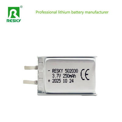 comprar Rechargeable Lifepo4 Battery Cell 502030 3.7v 250mAh 0.925wh Power Lithium Ion Polymer Battery Fabricação em linha