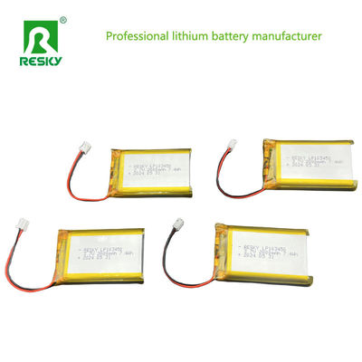 Armazenamento Célula de bateria de polímero de lítio 103450 3.7V 1800mAh Para dispositivo médico