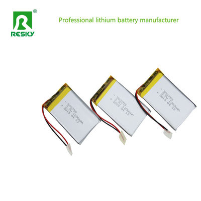 Bateria recarregável de polímero de lítio 503759 3.7V 1200mAh para treinador de cães