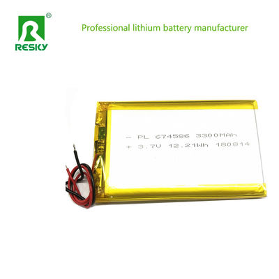 Célula de bateria portátil de polímero de lítio 104060 3000mAh 3.7V 4.2V Baterias Lipo