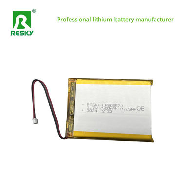505573 Célula polimérica de íons de lítio 2500mAh 3.7V 7.4V Para dispositivos médicos