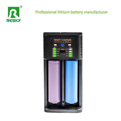 Carregador de bateria recarregável USB 4.2V 500mA 1A 2A Para 18650 26650 21700 14500