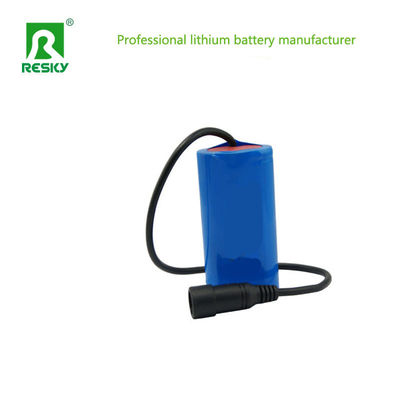 Baterias de lítio cilíndricas personalizadas 18650 7.4V 2600mAh