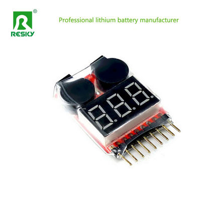 RC 2s-8s Lipo / Li-ion / LiFePO4 Bateria Tester de Tensão Buzzer de Baixa Tensão