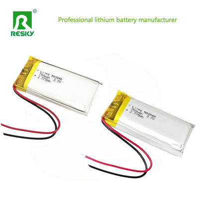 GPS Bateria de polímero de lítio 902040 700mAh 750mAh 3.7V 7.4V Lipo Baterias