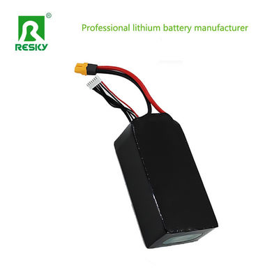 22.2v 6000mAh 133wh Bateria recarregável de lítio Célula 8545150 3.7v com corrente máxima de descarga 20c
