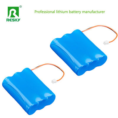 Armazenamento 18650 Bateria de iões de lítio Célula 11.1v 3500mAh Bateria recarregável de lítio Pacote para GPS
