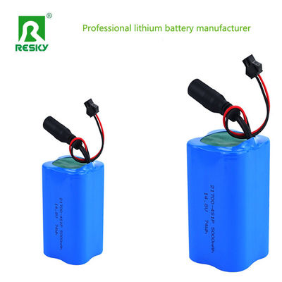 Recarregável 21700 14.8v 5000mAh 74wh Bateria solar Bateria de iões de lítio Pacote de bateria para energia de backup DHL Envio