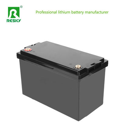 Recarregável 12.8V 100Ah Lifepo4 Bateria de Fósforo de Ferro de Lítio para armazenamento de energia solar