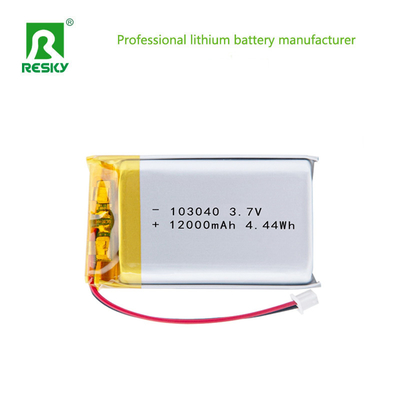 Bateria Lipo Célula 103040 3.7v 1200mAh 4.44wh Bateria recarregável de energia para instrumento de beleza