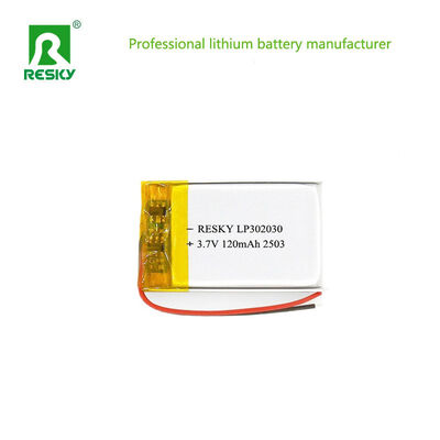 Célula de lítio recarregável 302030 3.7V 120mAh Power Li-ion Li-polymer Battery Pack Para Caneta de Gravação